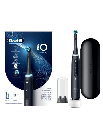 Oral-B Elektrische Zahnbürste "iO Series 5 + Reiseetui" in Schwarz