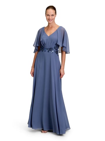 Vera Mont Abendkleid mit Stickerei in Tansanit Blue