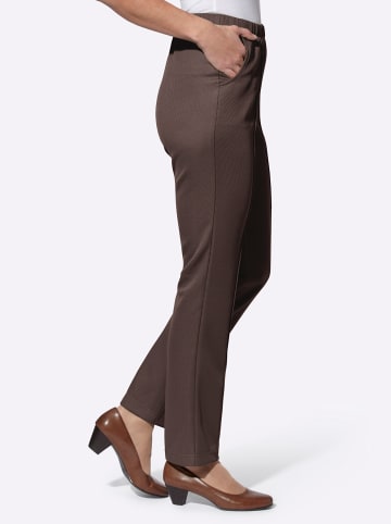 WITT WEIDEN Jerseyhose in schoko