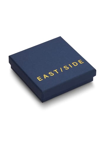 Eastside NY Armband Edelstahl gelbgold Spitzenachat weiß in gelbgold