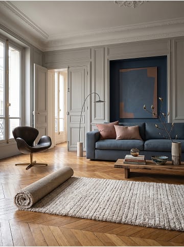 KADIMA DESIGN Teppichläufer Streifen weich wohnlich Wohnzimmer Schlafzimmer in Beige