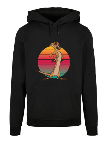 F4NT4STIC Basic Hoodie Disney König der Löwen Timon Sunset in schwarz