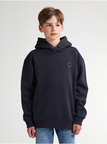 Petrol Industries Logo Hoodie Ozark in Blau