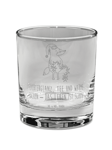 Mr. & Mrs. Panda Tumbler Fuchs Weihnachten mit Spruch in Transparent
