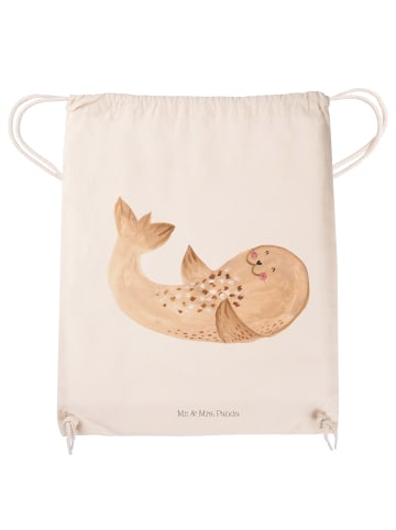 Mr. & Mrs. Panda Tasche Robbe Liegen ohne Spruch in Creme