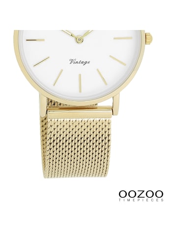 Oozoo Analog-Armbanduhr Oozoo Timepieces gold mittel (ca. 32mm)