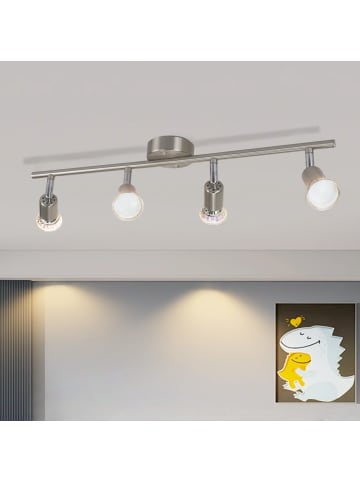 ZMH Deckenleuchte LED Chrom GU10 - Deckenspots 4-flammige Wandleuchten