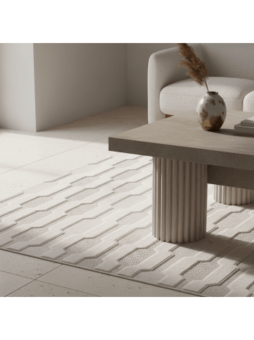 KADIMA DESIGN Teppich Outdoor Waschbar 3D ORTLER Strapazierfähig OEKO-TEX Balkon