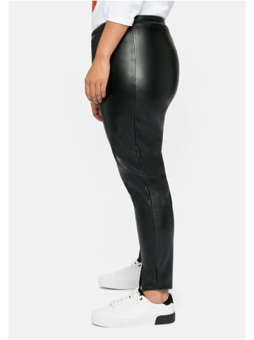 sheego Leggings in schwarz