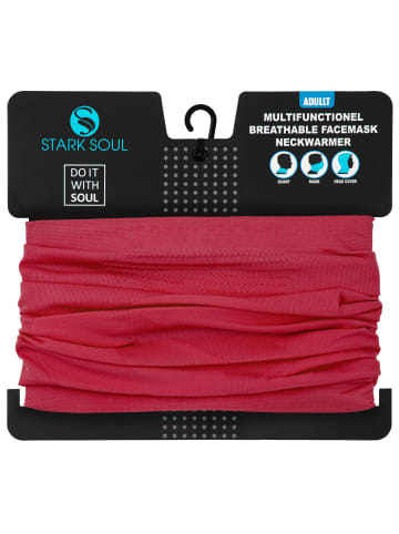 Stark Soul® Seamless Multifunktions Halstuch - Neckwarmer in Hollyberry