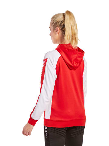 erima Six Wings Trainingsjacke mit Kapuze in rot/weiss