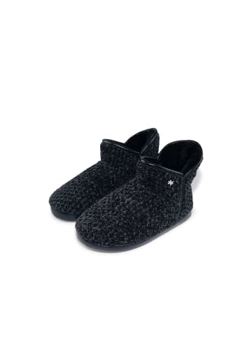 Flip Flop Hausschuh "bonny*soft knit" in schwarz