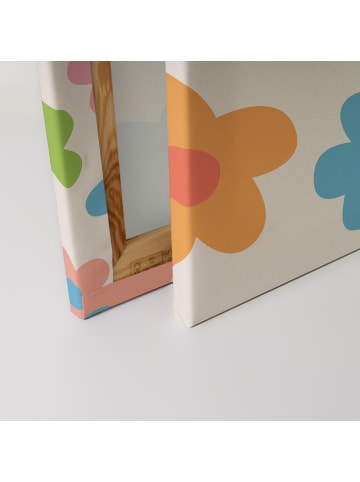 A.S. Création Leinwandbild Canvas Flowers Creme