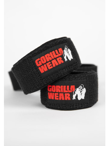 Gorilla Wear Lifting Straps - Figure 8 - Schwarz