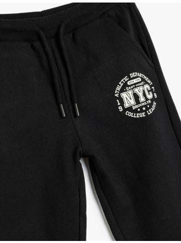 KOTON Sweathose in Schwarz