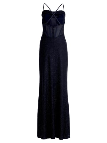 Vera Mont Abendkleid im Glitzer-Look in Dark Blue/Dark Blue