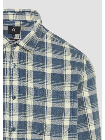 QS Hemd langarm in Blau