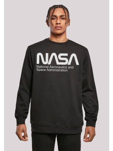F4NT4STIC Basic Sweatshirt NASA Aeronautics And Space in schwarz