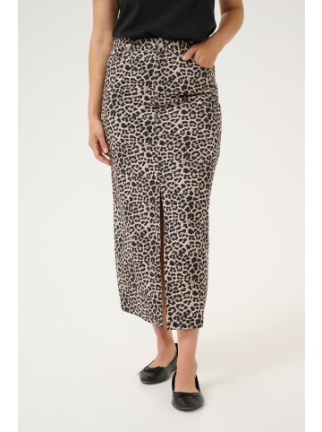 Kaffe Rock KAleonora A-shape in Classic Leopard Print
