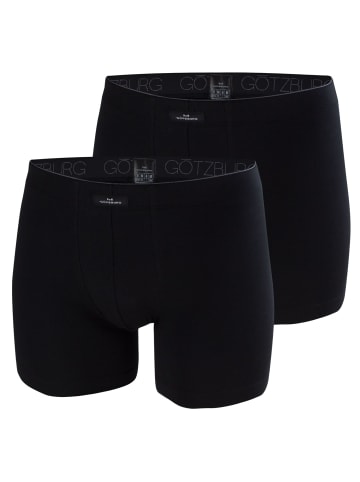 Götzburg Boxershorts 2er Pack in Schwarz