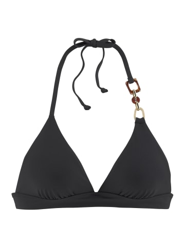 LASCANA Triangel-Bikini-Top in schwarz