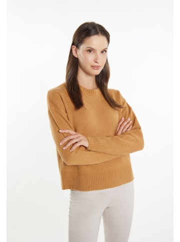 usha WHITE LABEL Damen Strickpullover in Kamel