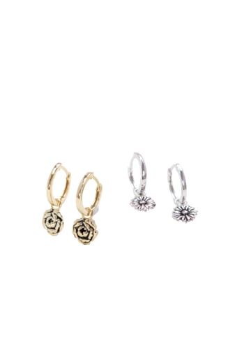 Lucardi 925 Silber Ohrringe "Monat Juli"