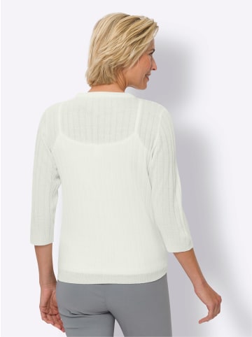 Sieh an! 3/4 Arm-Pullover in ecru