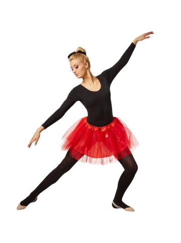 tectake Ballettrock, Tutu aus 3-lagigen Tüll, Angenehm dank Gummizug