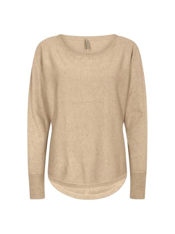 soyaconcept Langarm-Pullover in beige