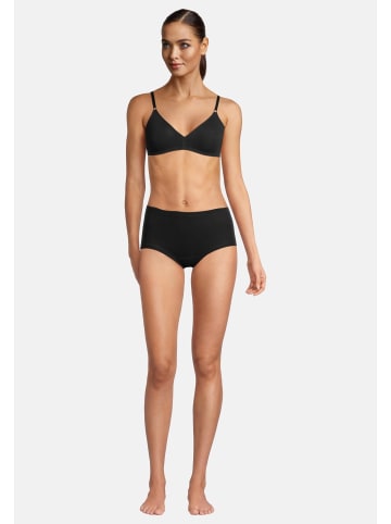Conta Taillen-Slip Feinripp in Schwarz