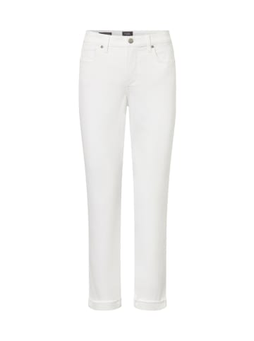 NYDJ Lange Mom-Jeans Margot Girlfriend in Optic White