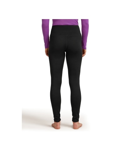 icebreaker Unterhosen lang Women Mer 200 Oasis High Rise Leggi in Schwarz01113