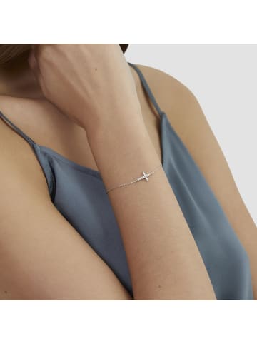 s.Oliver Armband Sparkle Cross in silber