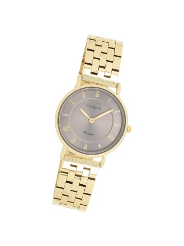 Oozoo Analog-Armbanduhr OOZOO Vintage Series gold klein (ca. 28mm)