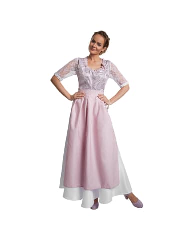 tectake Frauenkostüm Maxi-Dirndl Neuschwanstein Modell 2 in flieder