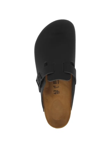 Birkenstock Clogs Boston Naturleder normal in schwarz