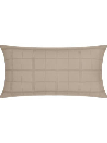 Erwin Müller Mako-Damast Kissenbezug Passau in taupe
