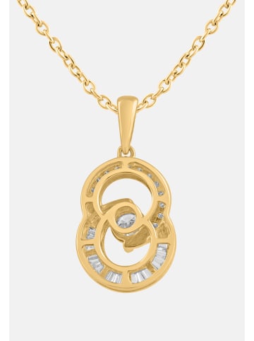 Diamant Exquis Halskette aus 375 Gelbgold mit Diamant