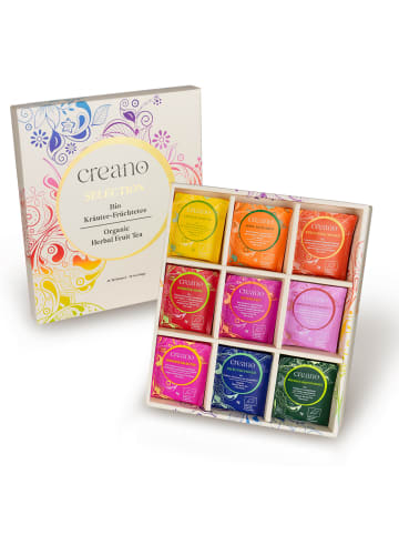 Creano Bio Früchtetee Kräutertee Geschenkset NEU - 45 Bio-Teebeutel in 9  Sorten 