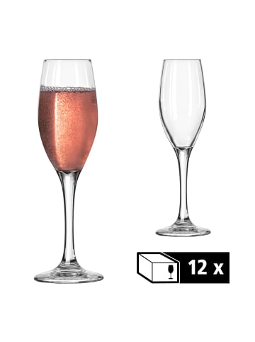 Libbey Sektglas PERCEPTION 12er Set,  Ø 7 cm, 170 ml, H: 21,5 cm, Glas