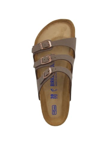 Birkenstock Pantolette Florida SFB Birko-Flor Nubuk Weichbettung in braun
