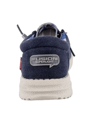 Fusion Mokassins Schnürschuhe in Blau