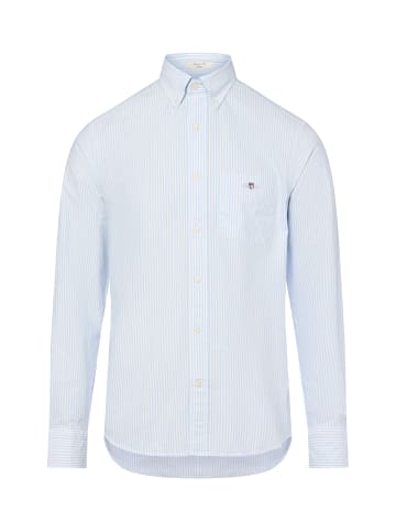 Gant Hemd in weiß hellblau