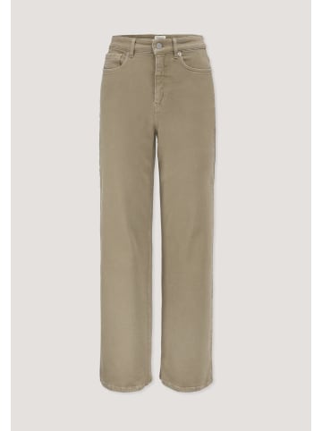 Hessnatur Hessnatur Jeans ALVA Wide Leg GARMENT DYE aus Bio-Baumwolle mit recycelter Baumwolle in silbergrün