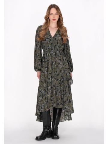 DreiMaster Vintage Women Dress in black flower