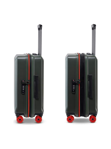 Stratic Buzz 4 Rollen Kabinentrolley S 54 cm olive