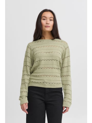 ICHI Strickpullover in Grün