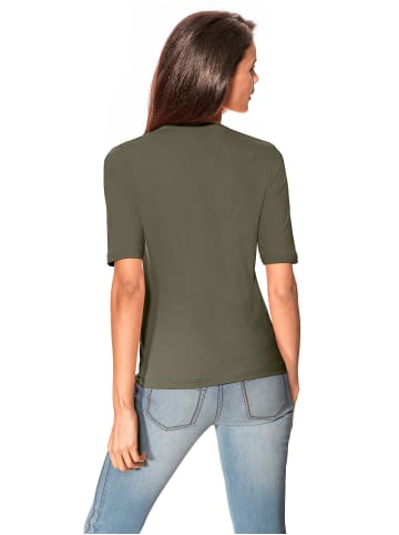Heine Kurzarmshirt in oliv