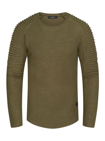 SOUL STAR Sweatshirt - S2KAUAI in Khaki